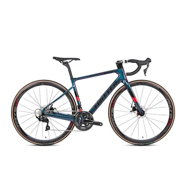 STEALTHpro Carbon Fiber Road Bike Holographic Color Sram RIVAL 22 Speed Disc Brake alloy Wheel