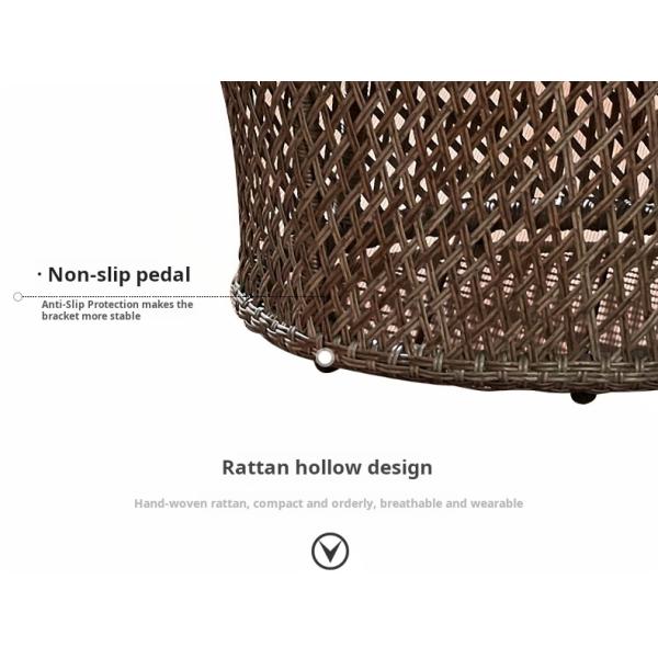 Outdoor Furniture Rattan Garden Chairs Set 3pcs Wicker Coffee Table And Chair Set