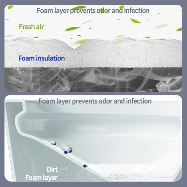 Remote Control Included Ceramic Smart Toilet With Automatic Operation