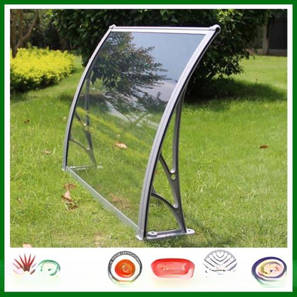 1000 мм Пластиковый кронштейн Прозрачный твердый поликарбонат Оконный тент Защита от УФ