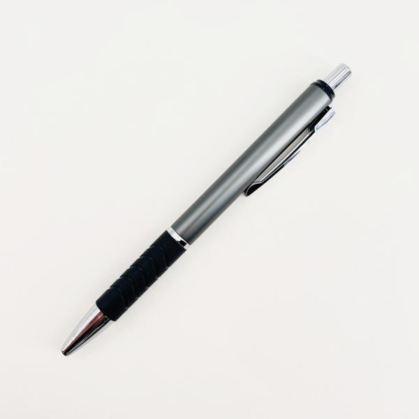 Non-slip Rubber Pen Grip Aluminum Ballpoint Pen Lightweight Colorful Metal Ball Pen
