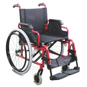 Cadeira de rodas manual de alumínio dobrável disponível com a roda traseira
