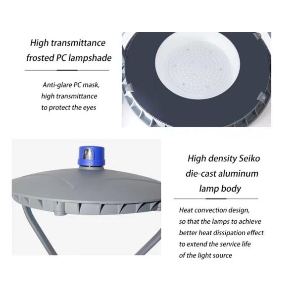 16000LM Outdoor LED Garden Light 7000K Daylight White IP65 Waterproof