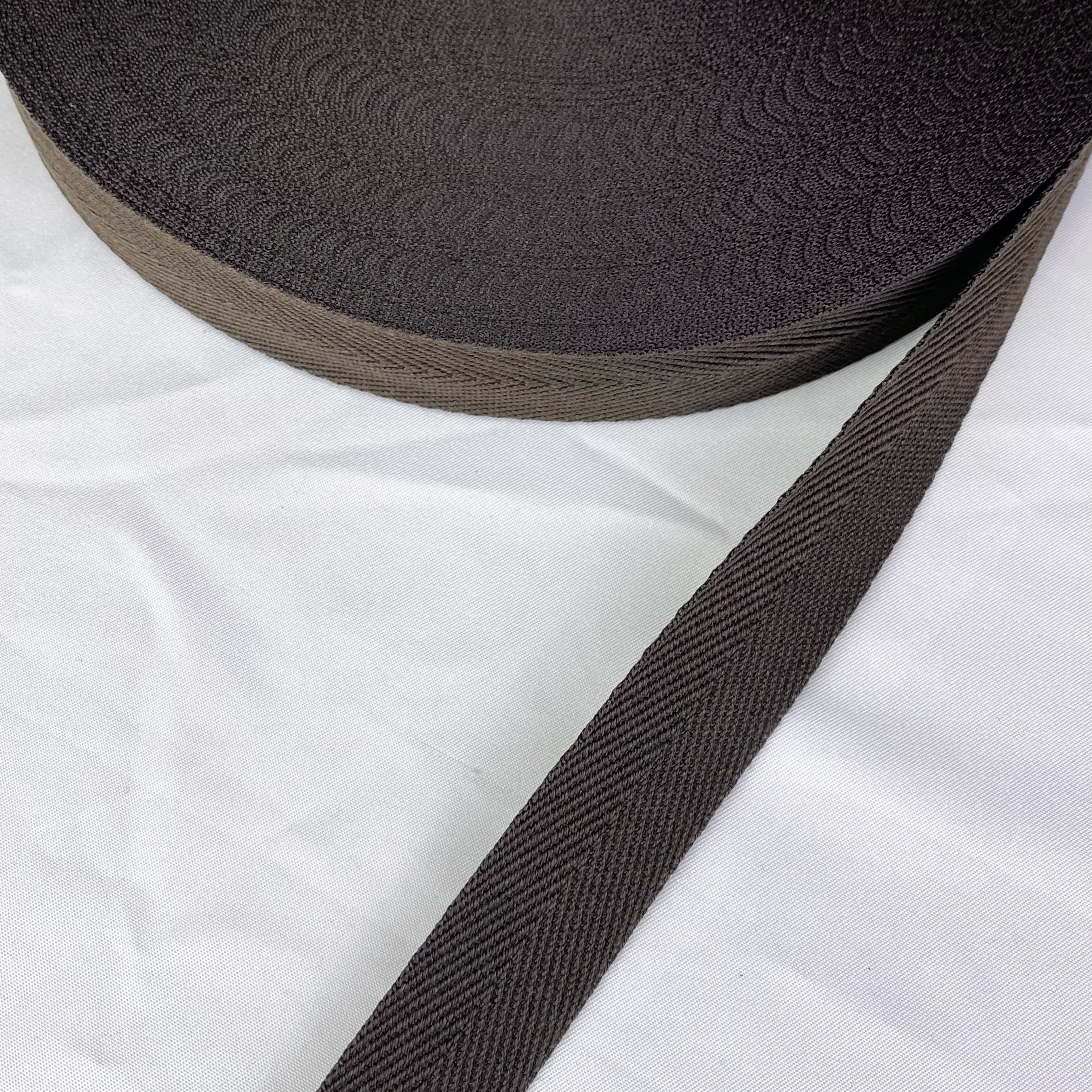 Herringbone polyester-cotton webbing Various colors Backpack strap Belt Handbag strap