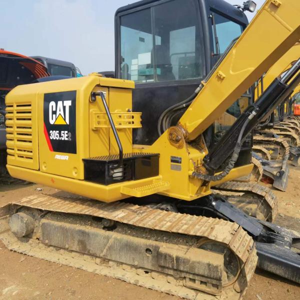 305.5E2 CAT Excavator 5ton Secondhand Caterpillar Mini Digger Small Excavator 4000