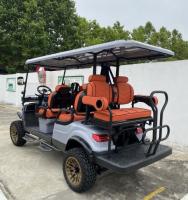 OEM ODM Mini Elétrico Carrinho de Golfe Levantado 10 polegadas tela 14 polegadas Roda 4 lugares