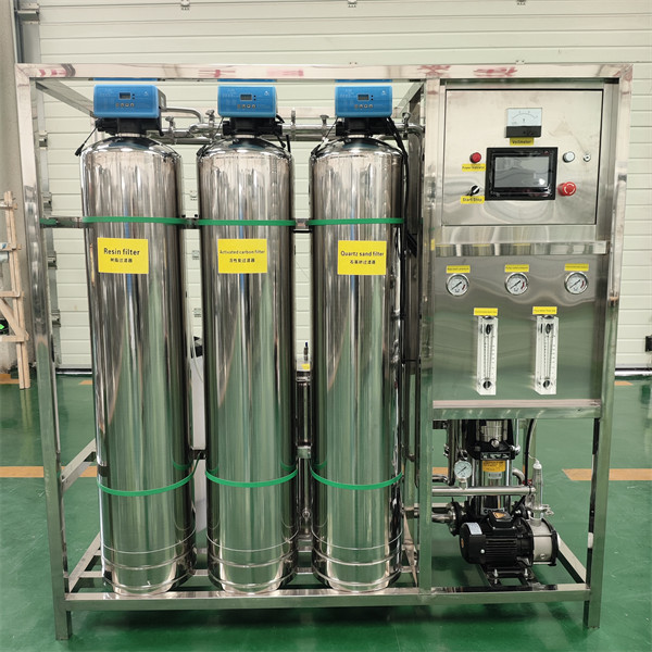1 тонна однополярного оборудования обратной осмозы для очистки чистой минеральной воды