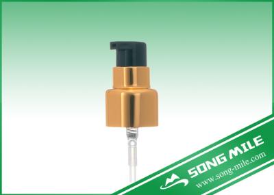 24/410,28/410 Alumina Golden Closure Black Nozzle Cream Pump for Cosmetic