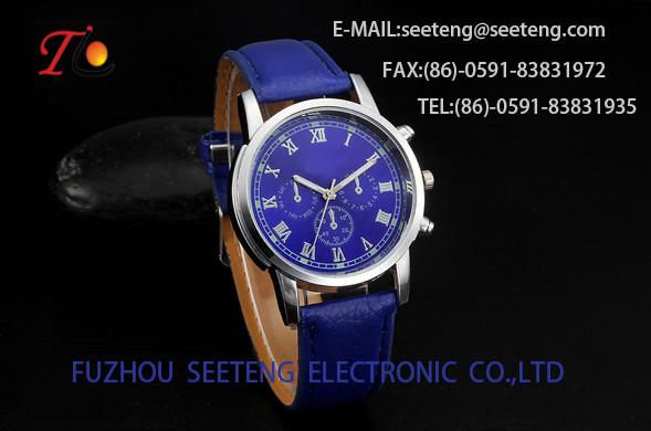 WHOLESALE PU STRAP ALLOY CASE QUARTZ WATCHES CLASSICAL  WATCH