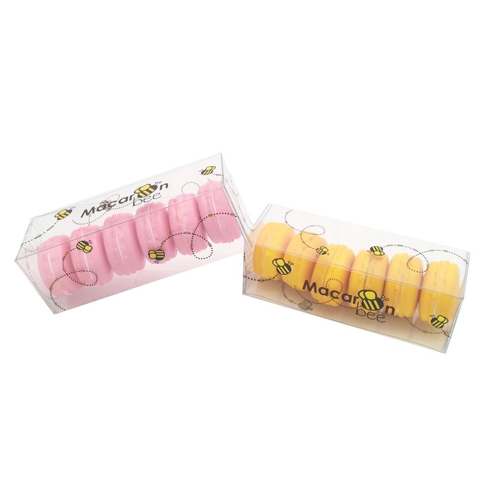 Коробка ЛЮБИМЦА 6pcs Macaron волдыря пластиковая упаковывая с ясной крышкой