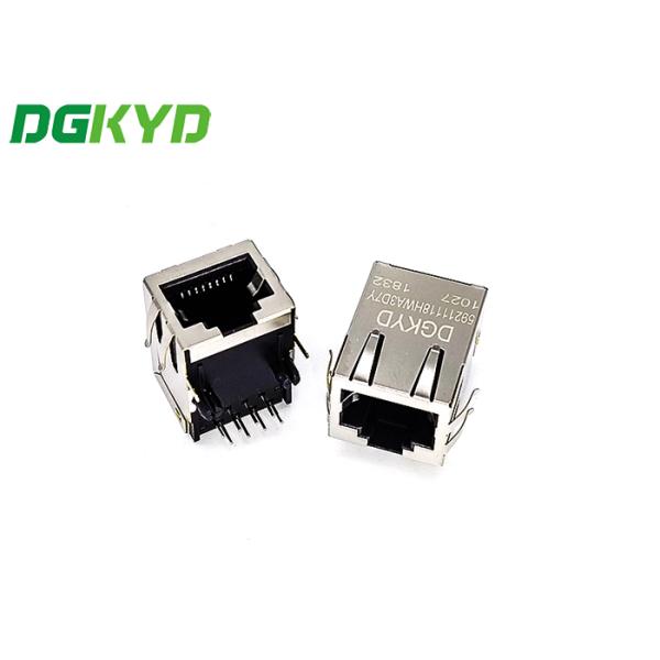 DGKYD59211118HWA3D7Y1027 10 штифтов Single Port TAB UP RJ45 модульный разъем с корпусом PA46