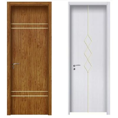 Stainless Steel Bedroom UPVC PVC Casement Door For Modern Simple Interior