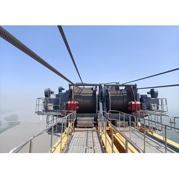 Marine Grade Steel Wire Rope Drum With Anti Corrosion Coating ISO9001 Certified