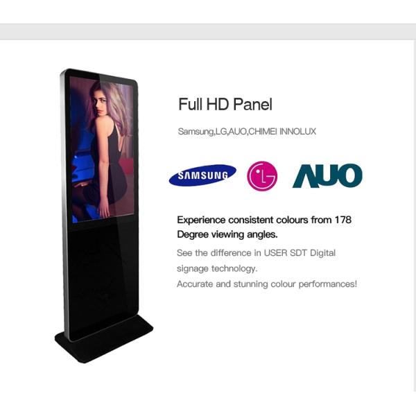 LCD Touch Screen Kiosk Advertising Player Floor Stand Digital Signage/Totem/Kiosk