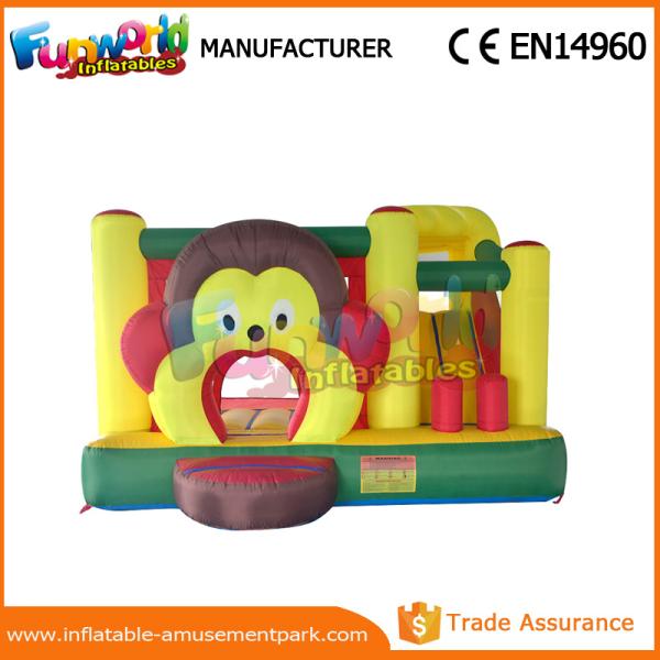 PVC Hello Kitty Party Commercial Jumping Castle / Inflatable House For School