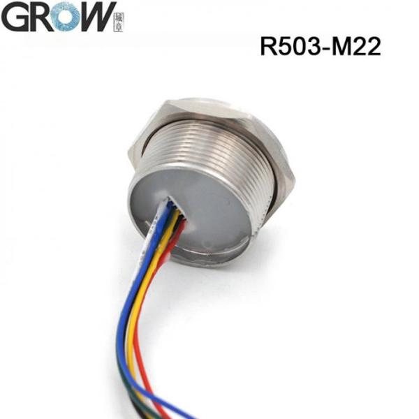 GROW R503-M22 DC3.3V 200 Кapacity Round RGB Ring Indicator LED Control Capacitive Fingerprint Module Sensor Scanner