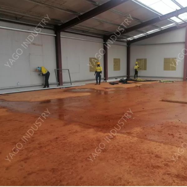 Lightweight Galvanized Prefab Steel Structure Hangar Workshop Frame