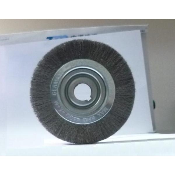 6 ” Narrow Face Stainless Steel Wire Wheel Brush 6mm Keyseat For Bench Machine