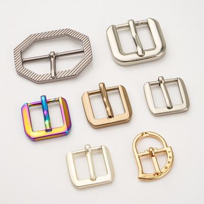 Customized Logo Metal Pin Belt Buckle Different Styles and Sizes for Fashion Shoes
