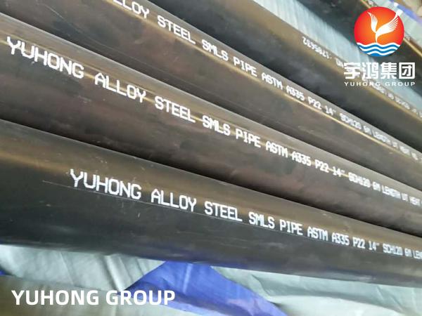 ASTM A335 P22 Seamless Alloy Steel Boiler Pipes For Refineries Projects