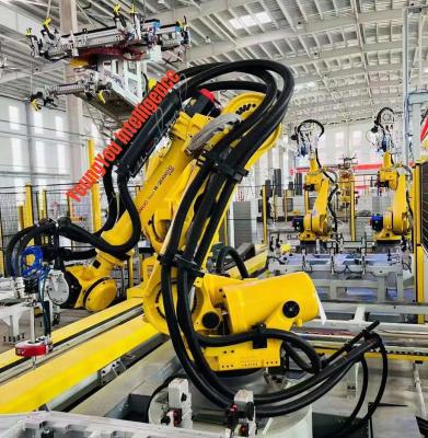 6 Dof Extra Long Robotic Arm Fanuc Arm Span 3100mm Heavier Load 210kg