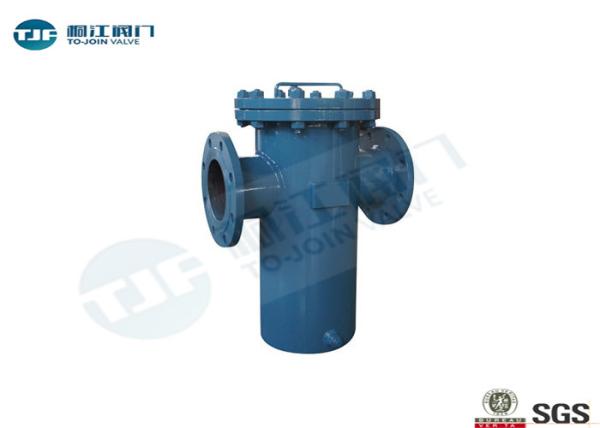 Flanged Basket Type Strainer , Stainless Steel / WCB Simplex Strainer