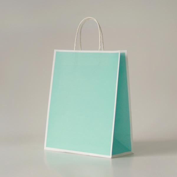 Bolsa de compras de papel kraft reutilizable para comestibles con logotipo personalizado