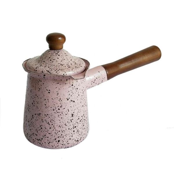 Thickness 0.8mm Enamel Coffee Warmer Pot 300ml 400ml 800ml Maintains Temperature