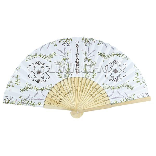 Wholesale 21cm Custom Printed Logo Folding Bamboo Hand Fan for Weddings Hand Held Fans Painting Patterns Souvenirs Decorations