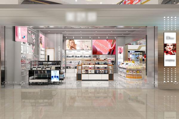 Makeup Store Decoration Retail Shop Cabinet Cosmetic Display Design for Beauty Shop Display Furniture