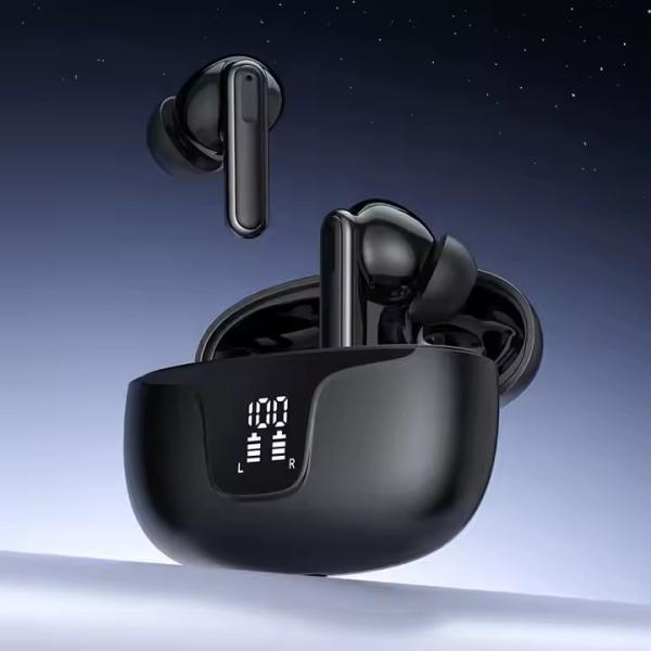 Noise Isolation Wireless Earbuds with ABS Silicone Material 3-4 Hours Music Time and Waterproof Design