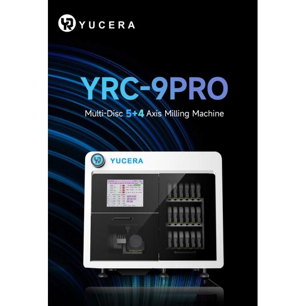 Yucera Dental 9Pro 5-Axis Milling Machine with 18-Disc Auto Changer