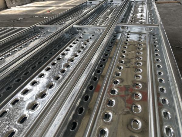 Plancas de andaimes de aço galvanizadas de superfície revestidas em pó e personalizadas