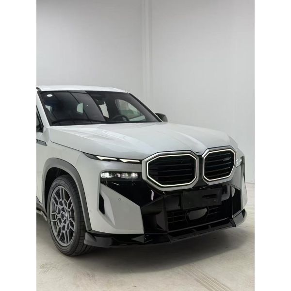 For BMW XM Carbon Fiber Body Package XM Upgrade MXD Style Carbon Fiber Front Lip Diffuser Spoiler Side Skirt