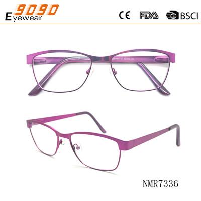 reading glasses with metal frame, hot fashionable style,suitable for  women