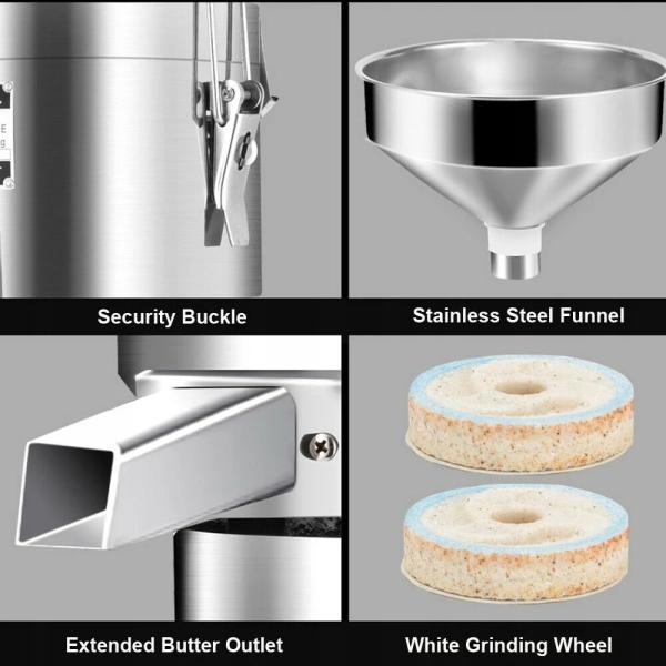 Food Machine Groundnut Almond Paste Grinding Machine Processing Peanut Butter Making Machine