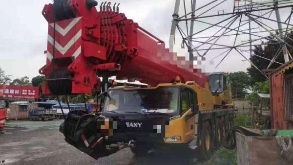 Used 2023 Sany All Terrain Truck Crane 220 Tons Mobile Crane Second Hand