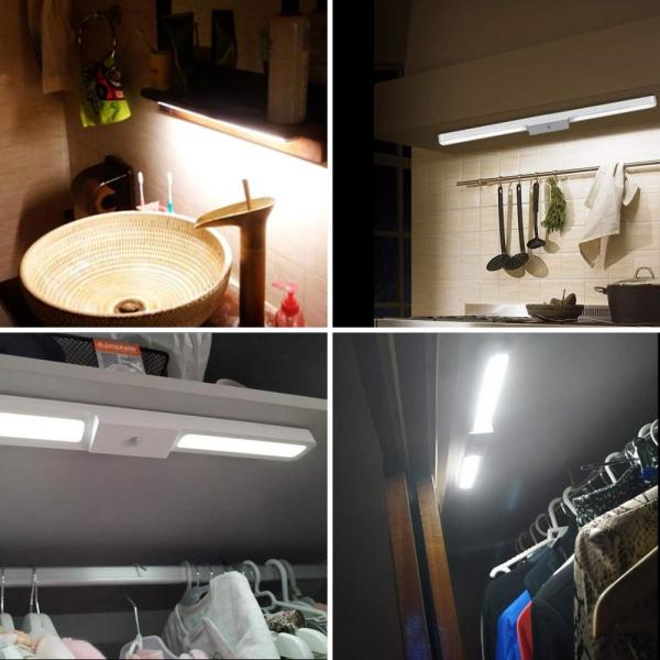 50LM 2.5W  Battery Powered Led Motion Sensor Light / Rechargeable Led Cabinet Light