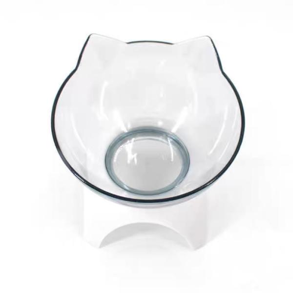 Non Slip Elevated Raised Cat Food And Water Feeding Bowl Cat Shaped Bowl