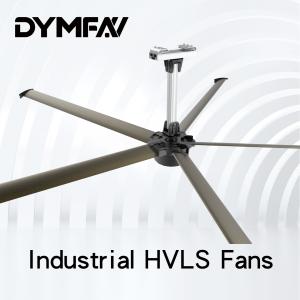 6.6m 1.5kw 5 Blades Industrial HVLS Fans For Warehouses
