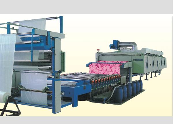Easy Operating Fabric Screen Printing Machine Accurate Pattern Repeat 16 Color Sets