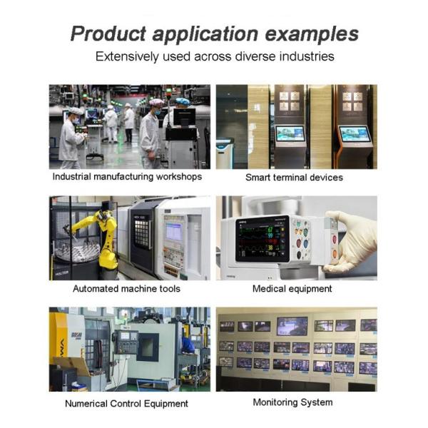15.6 Inch Embedded Industrial Android Touchscreen Monitor 1920*1080 Capacitive Multi Touch LCD Waterproof Business Series with USB Input