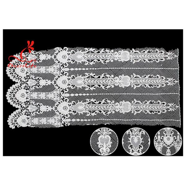 Allover Floral Embroidered Lace Fabric French Venice Guipure Lace Via SGS & OEKO