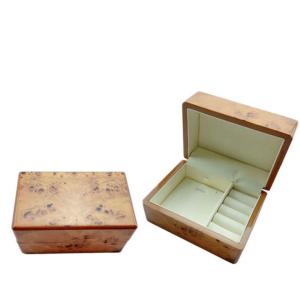 Custom Luxury Lacquer Painting Wooden Jewelry Box FSC Certified