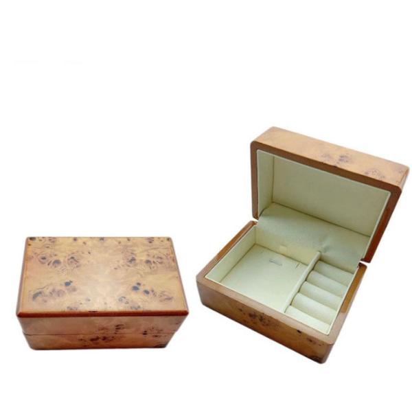 Custom Luxury Lacquer Painting Wooden Jewelry Box FSC Certified