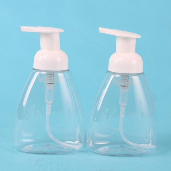 300ml PET Clear Hand Sanitizer Foam Bottle / Mousse Foam Bottle