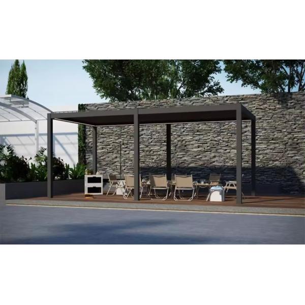 Low Maintenance Aluminum Gazebo With Pergola And Various Colors Adjustable Louvers