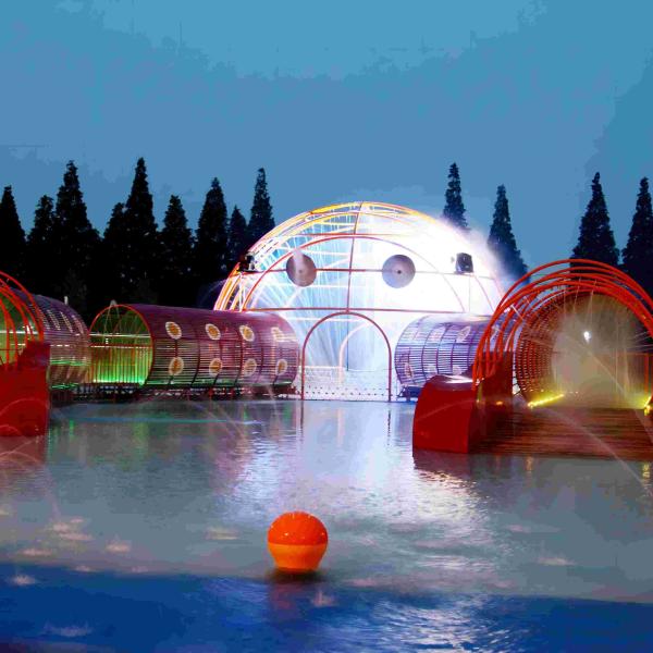 Jogo do Aqua do parque exterior da água do equipamento da fibra de vidro do labirinto do caranguejo do divertimento grande