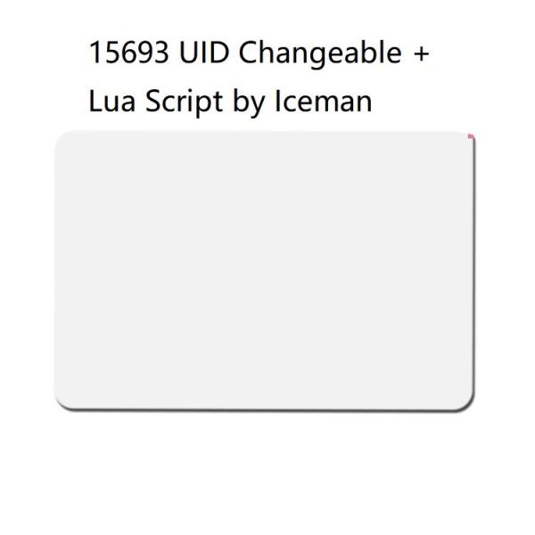 15693 UID Изменяемый GEN2 Пластиковая RFID карта и Lua Сценарий Iceman