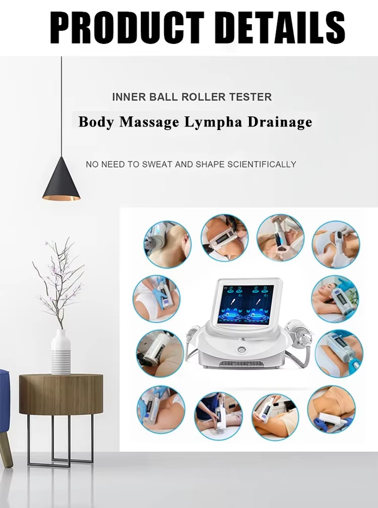Professional Endosphere Roller Massage Vela Body Shape Machine Inner Ball Shaping Slimming Physical Therapy Cellulite Reduction